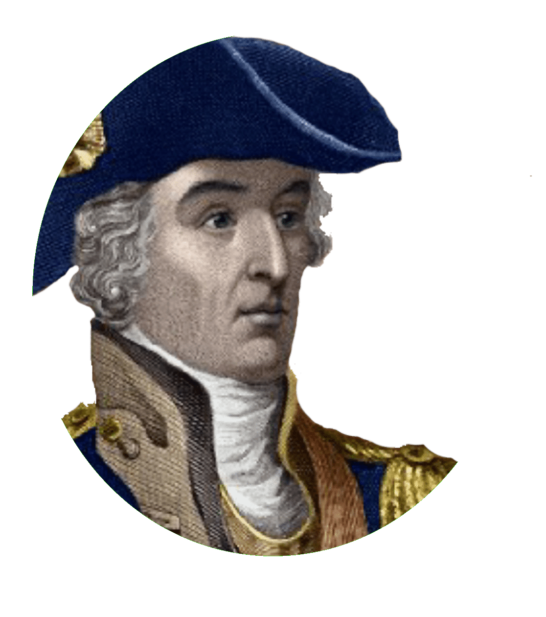 Silhouette photo of Francis Marion